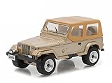 New 1:64 HOBBY EXCLUSIVE - GOLD 1993 JEEP WRANGLER SAHARA Diecast Model Car By Greenlight