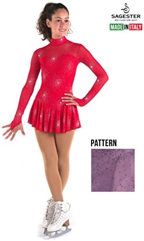 Sagester# 177 / Italy Hand-Made/Figure Ice Skating Dress/Size:S/Pink