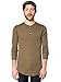 American Apparel Baby Thermal Long Sleeve Henley, Army, Medium