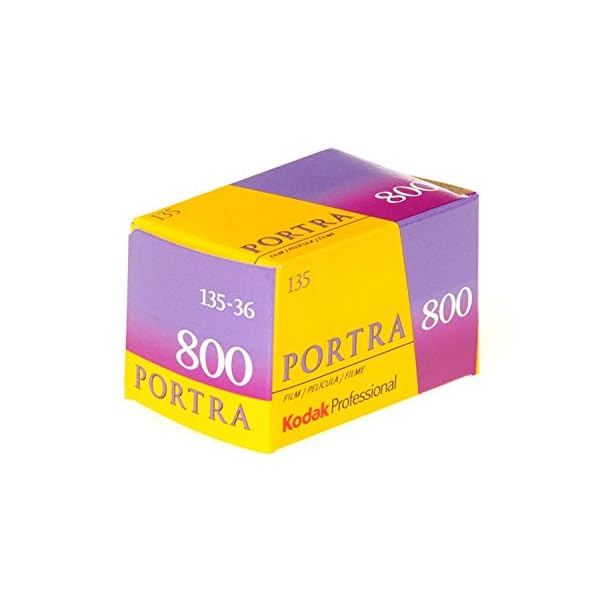 Kodak 145 1855 Professional Filme Portra 800 Color Negativ-Film (ISO 800) 35 mm 36 Aufnahmen 3 Pack