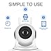 ABAI HD 720P Wireless WiFi Pet Baby Monitor IP Security Surveillance Camera With Two-way Audio, Infrared Night Vision, Pan Tilt Zoom, Video Record, Remote Motion Detect