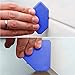BUYGOO 16Pcs Caulking Tool Kit Silicone Sealant Finishing Tool (Blue) + Caulk Finishing Tools Metal ball Tile Floor Joint Repair Kit for Bathroom Kitchen