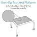 Vive Step Stool - Footstool for Adults and Kids - Foot Platform for Kitchen, Bedroom, Bathroom - One Portable, Medical Bariatric, Lightweight Step for Elderly Child, Senior, Handicap - W/Rubber Grips