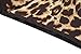 Kobold Silica Gel Handle Leopard Pattern Double Layers Canopy Parasol Umbrella Windproof Travel Compact UV Protection Umbrellas Lightweight