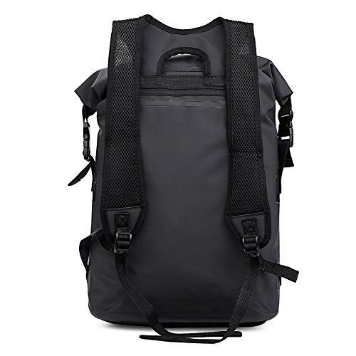 Dry-Bags-Waterproof-BackpackAMASENG-25L-Dry-Backpack-500D-PVC-Heavy-Duty-Roll-Top-Closure-with-Zipper-Pocket-IPX8-Waterproof-Phone-CaseDry-Sacks-Blue