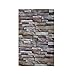 DXY 45×100 cm Moldproof Wall Stickers Backsplash Peel and Stick Room Decoration (Rock)