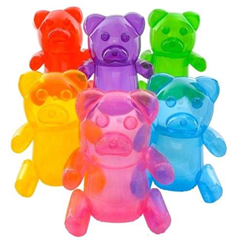 6 Inflatable Gummy Bears 24 Inches Tall Party Decorations Photo Ops CandyLand - //coolthings.us