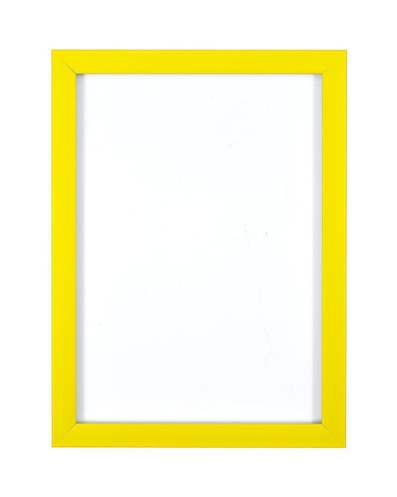 Rainbow Colour Range Picture Frame - Photo Frame - Poster Frame - Yellow colour frame - A4