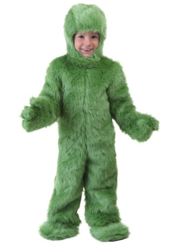 Fun Costumes unisex-child Little Boys' Toddler Green Furry Jumpsuit