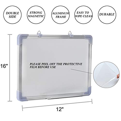 Dry Erase White Board 2Pack, Yushoo 16\