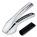 Garlic Press - Top Grade Stainless Steel for Effortless Pressing of Garlic Cloves, Ginger, Small Potato & More - Best Crushing and Mincing Kitchen Tool with Ergonomic Non-Slip Handle W/ BONUS Peeler