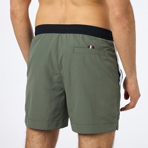 Bañador Hombre Medium Drawstring Pernera Media, Multicolor (Stonewash Green), S