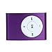 Sannysis USB Mini MP3 Player Support 32GB Micro SD TF Card With Headphone (Purple)