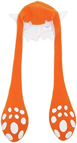 Squid Octopus Cap Inkliing Lass Balaclava Hat Hot Game Element For Unisex Adult &amp; Children (Orange, S)