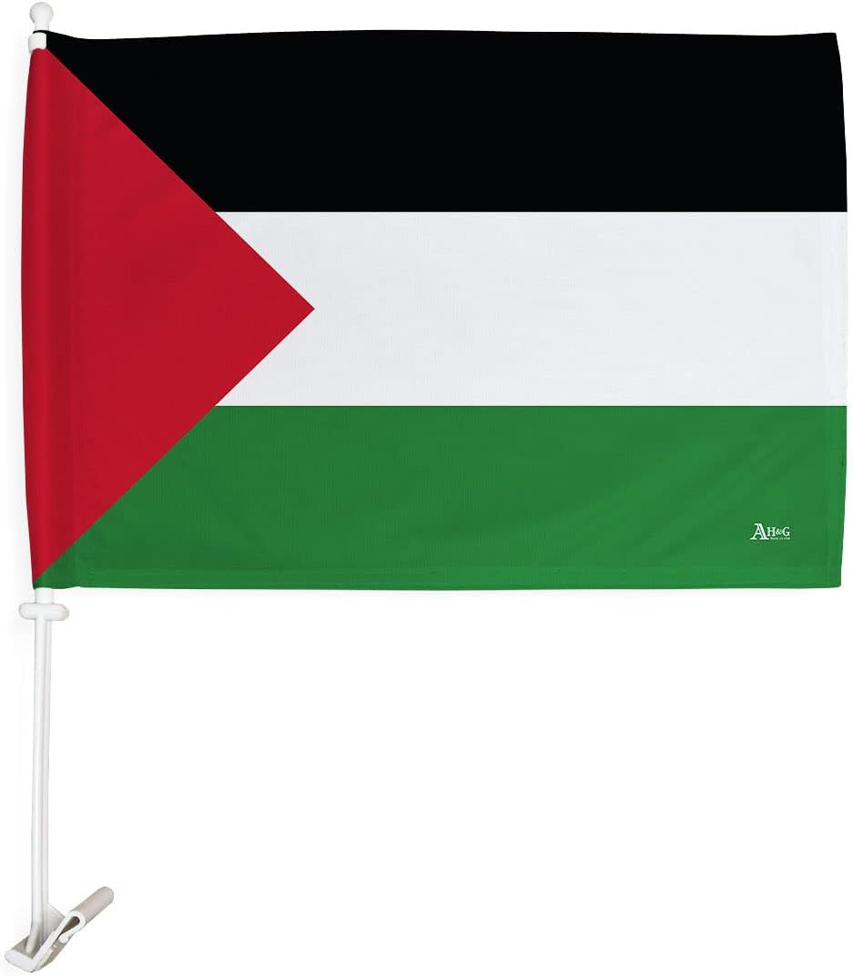 Flags - Palestine Flag For Car Window Bandera de Palestina Pary Support Palestinian Decor Freedom 12