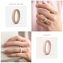 ThunderFit Women’s Silicone Wedding Ring - Rubber