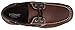 Vionic Men's Eddy Orthotic Leather Casual Moc Toe Boat Shoes Brown (12)