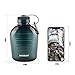 BOTTLED JOY Military Canteen Water Bottle, Plastic Tritan Sports Water Bottle Portable with Strap for Hiking Camping, 1 Quart