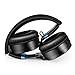 Wireless Headphones, Sound Intone P6 Stereo Bluetooth Headphones with Microphone Over-ear Foldable Portable Music Headsets for Cellphones Laptop Tablet TV Headphones (Black Blue)