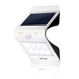 SOLLED Motion Sensor Solar Light, 12 LED Solar Security Lights Outdoor with Back Night Light Design, Waterproof Solar Powered Lighting for Patio Deck Yard Garden Wall