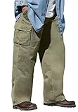 Boulder Creek Men's Big & Tall Renegade Cargo Pants With Side Elastic