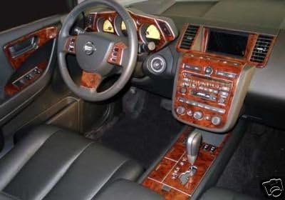 NISSAN MURANO INTERIOR BURL WOOD DASH TRIM KIT SET 2003 2004 2005