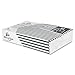 United Receptacle - Deluxe Sanitary Napkin Receptacle, Square, Steel, White