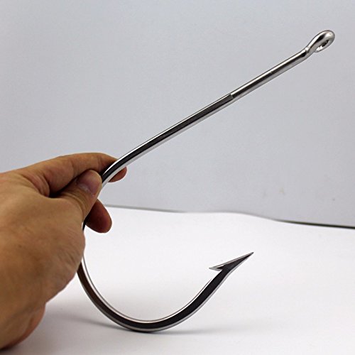 Ouwfun 20/0 Large Ocean Ultra Strong Shark Tuna Hook Big Game Stainless