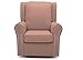Delta Children Middleton Upholstered Glider Swivel Rocker Chair, Blush