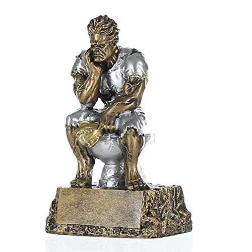 Decade Awards Monster Toilet Bowl Loser Trophy - Last Place Beast Award - 6.5 Inch Tall - Engraved P - //coolthings.us