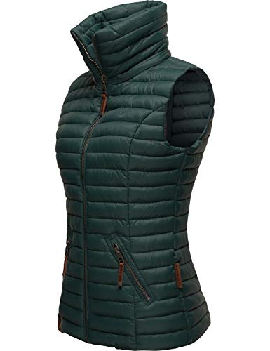 Navahoo Shadaa gewatteerd vest voor dames, licht vest, overgangsjas met afneembare capuchon, XS-3XL - Image 5