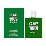 GAP Established 1969 Inspire Man/Homme Eau de Toilette Spray, 3.4 Fluid Ounce