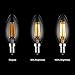 keymit KE-C35E124W-27-80-C LED Candelabra Dimmable Bulb New C35 E12 Base 4W 400LM 2700K Bulb-UL-E492997-Outdoor 6Pack