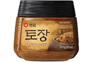 SEMPIO Tojang, Premium Doenjang - Korean Soybean Paste with Savory Flavor, Traditional Fermented condiment for Jjigae Soup, Alternative to Miso.​ (15.9 oz / 450g)