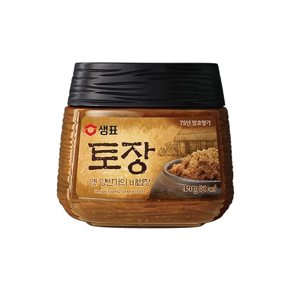 SEMPIO TOJANG, PREMIUM DOENJANG – KOREAN SOYBEAN PASTE WITH SAVORY FLAVOR, TRADITIONAL FERMENTED CONDIMENT FOR JJIGAE SOUP, ALTERNATIVE TO MISO.​ (15.9 OZ / 450G)