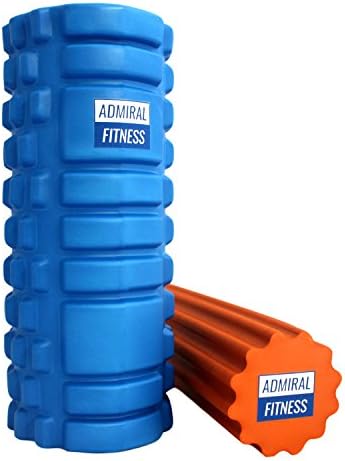 Premium 2-in-1 Foam Roller - High Density Deep Tissue Massage Muscle Recovery - BONUS E-Book Guide!