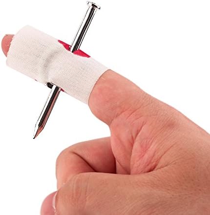 Chen Han Horror Fun Fake Nail Through Finger Blood Trick Jokes Gag Toys Funny April Fools' Day Halloween Antistress Practical Novelty Toys For Children
