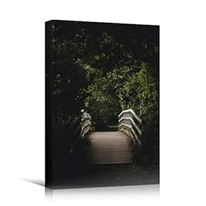 signwin Canvas Wall Art Green Forest Dramatic Forest...