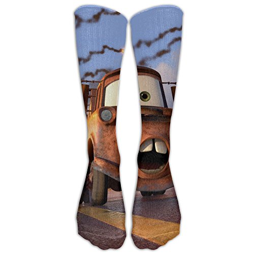 Sport-racing-animated-cars-film Casual Cotton Crew Socks For Men And Women - Running & Fitness - Best Medical, Nursing, Travel & Flight Socks