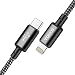 TGVi's USB C to Lightning Cable [MFi Certified] 4ft iPhone Charger, Nylon Braided & Aluminum Alloy Fast Charging Cable for iPhone 11/11 Pro/11 Pro Max/XR/X/XS/XR/XS Max/8/8 Plus primary