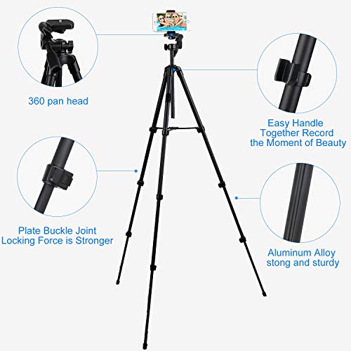 Phone Tripod Nagnahz 55inch Video Recording Tripod Stand with Sefie