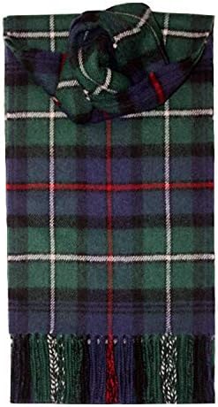 Pure Lambswool Scottish Tartan Clan Scarf In Various Tartans