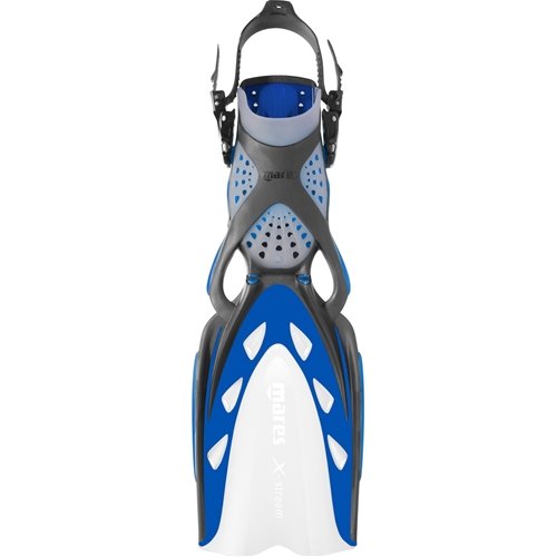 Mares X-Stream Open Heel Fins, Blue, Regular