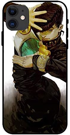 LVJF Jojo's Bizarre Adventure,iphone 11 6.1 Case Iphone 11 Pro5.8case Iphone 11 Pro Max 6.5 Case Tpu Anime Case Higashikata Josuke-a