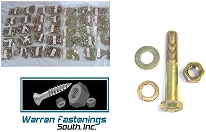 Assortment Kit Grade 8 Bolt Nut, Washer & Nylon Lock Nut 1870Pc Fine