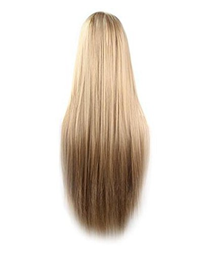 Prettybuy 32" 80cm Fashion Women's Cosplay Hair Wig Long Straight Hair Heat Resistant Costume Party Full Wigs (Brown)