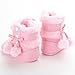 Voberry Baby Toddler Girls Knit Soft Winter Warm Snow Boot Fur Trimmed Pom Pom Boots (0~6 Month, Pink 2)