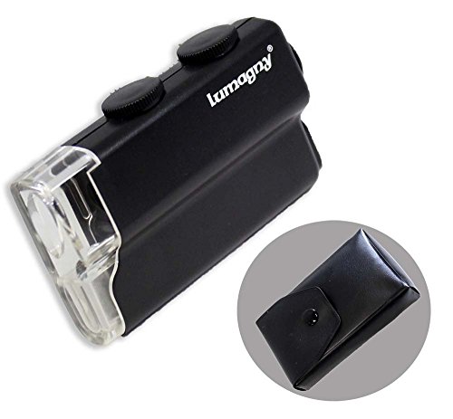 Lumagny: 84 X 48 X 19mm, Mini Hand-Held Microscope With 60X To 100X Power & LED Light by Lumagny