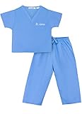 Personalized Scrubs for Children, Size 3T, Blue