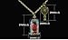 Womens Girls Beauty and the Beast Rose in Glass Dome Enchanted Rose Necklace Jewelry Belle Cosplay (Pink)